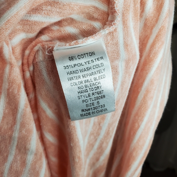 Umgee Stripped Sinched Tee - Picture 7 of 7